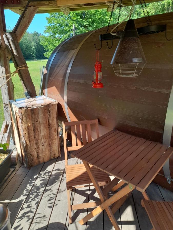 Schlummerfass An Der Bockmuehle Hohnstein Bagian luar foto